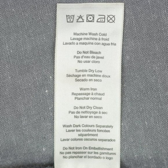 Merrell Women's Size 2 Gray Linen Blend Woven Cargo A-Line Mini Skirt - Picture 8 of 8